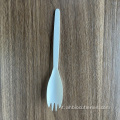 Fork di plastica usa e getta nera e posate a cucchiaio